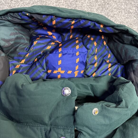 NWT $400 The North Face Womens Sierra Down Long Parka Green Med 600 Coat - Picture 4 of 9